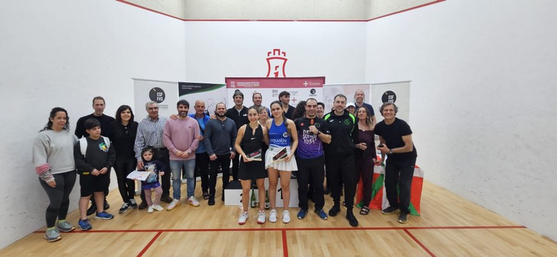 Alizia Txoperena Nazioarteko Squash Txapelketa arrakastatsua bigarren urtez segidan