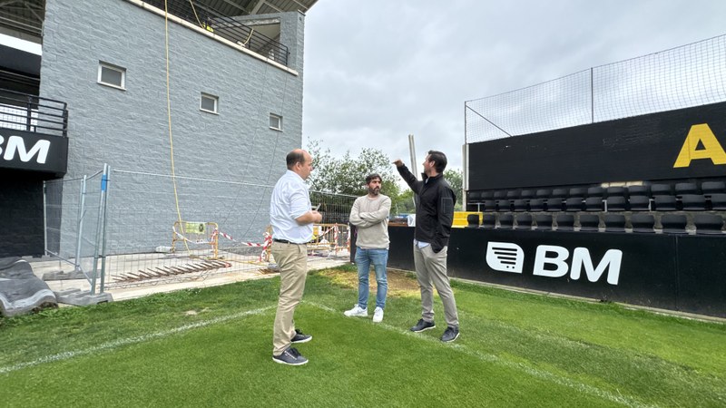 Hasi dituzte Stadium Galen igogailua paratzeko obrak
