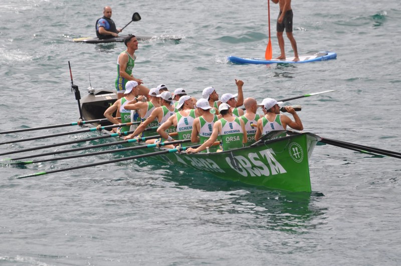 Hondarribia seigarren eta zortzigarren Kontxako Banderaren lehen jardunaldian