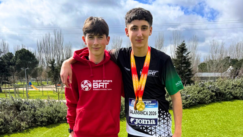 Imad Zuhaitz Urrutia Espainiako txapeldun jauzi hirukoitzean