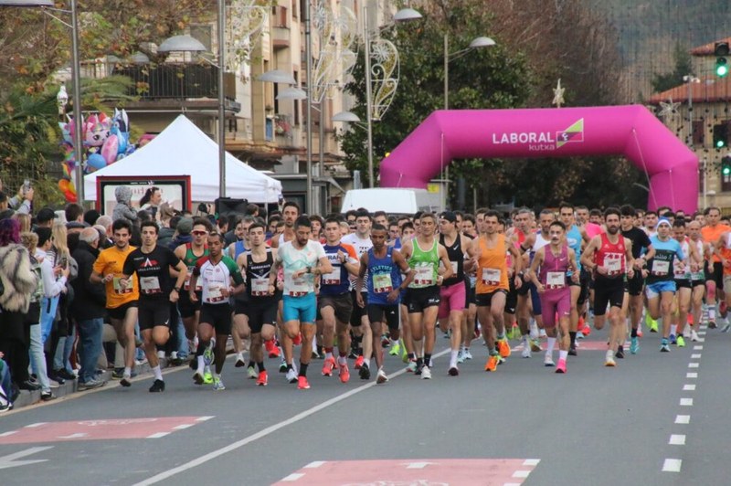 Jone Zabaleta eta Aitor Etxeberria izan ziren Gabonetako Kroseko garaileak
