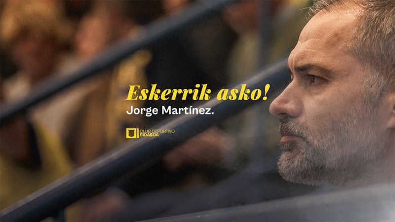 Jorge Martinezek ez du Bidasoa Klubean segituko