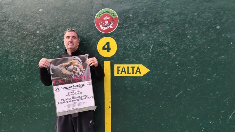 Mikel Larralde: «Unai Amiano Hendaiara ekartzea ezinbesteko baldintza jarri genuen Bixintxotako pilota jaialdirako»