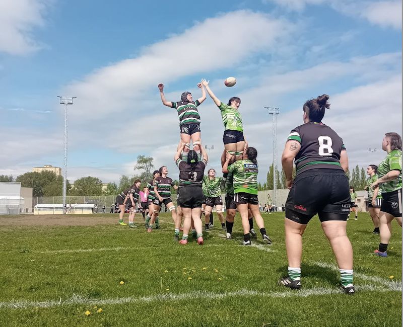 Txingudi Rugby Klubeko 14 urtez azpiko taldea Gipuzkoako txapeldun