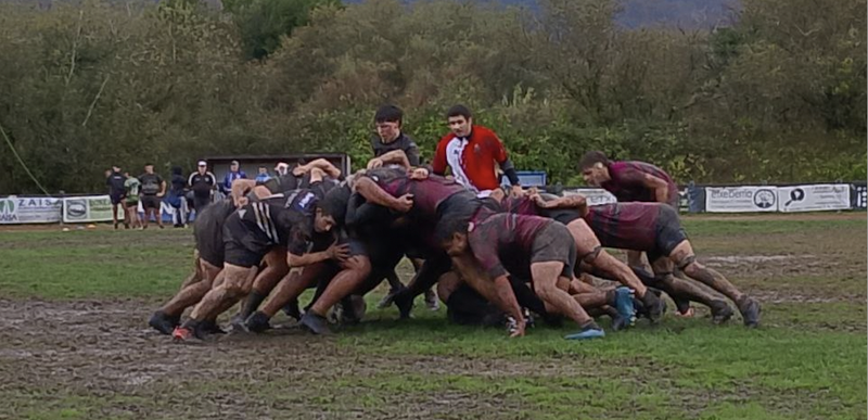 Txingudi Rugby Klubeko senior mailako taldeek porrot egin zuten asteburuan